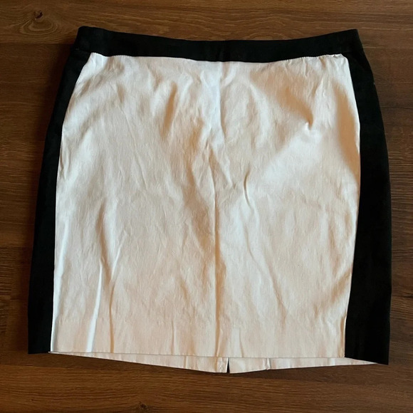 RW&CO Black/White Mini Stretch Lining Skirt - Picture 2 of 6